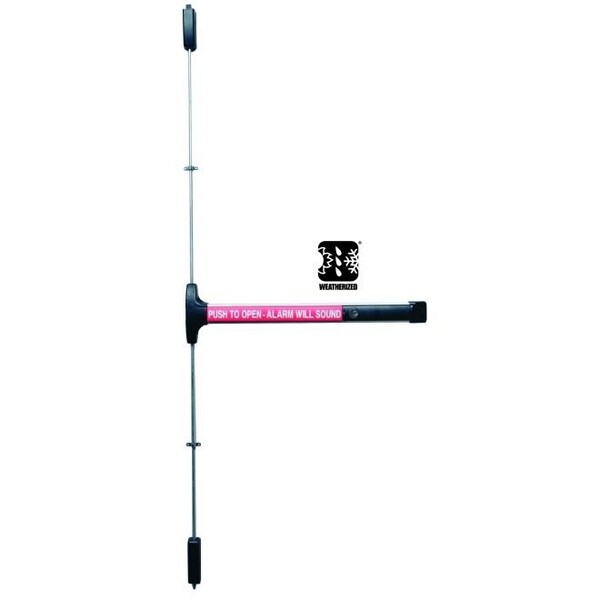 36" Weatherized Surface Vertical Rod Exit Device